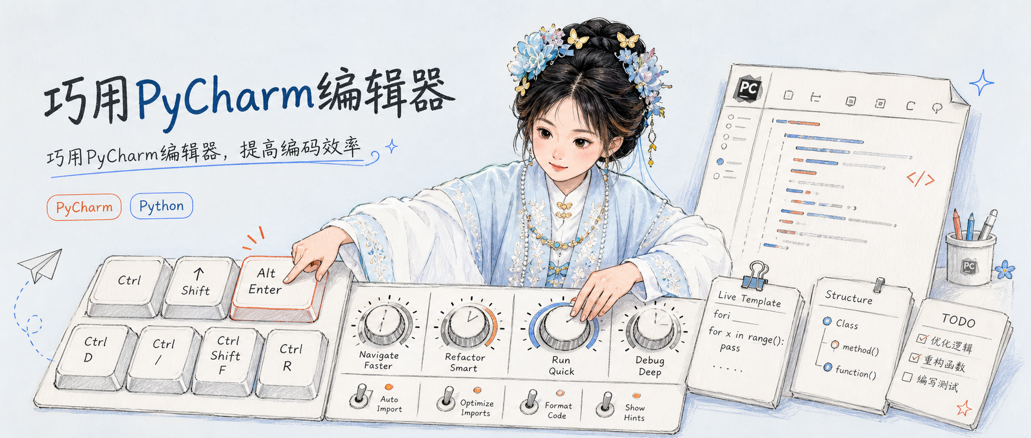 巧用PyCharm编辑器,提高编码效率