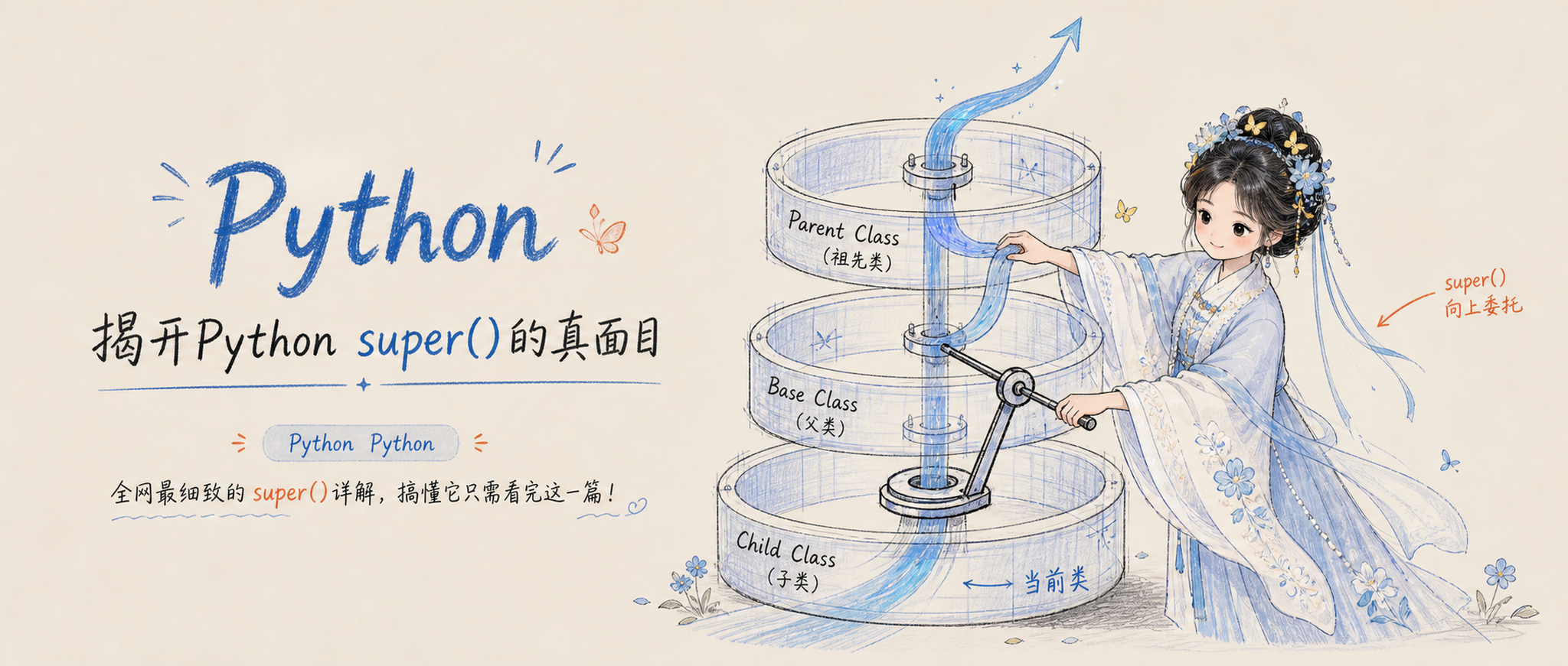 揭开Python super()的真面目