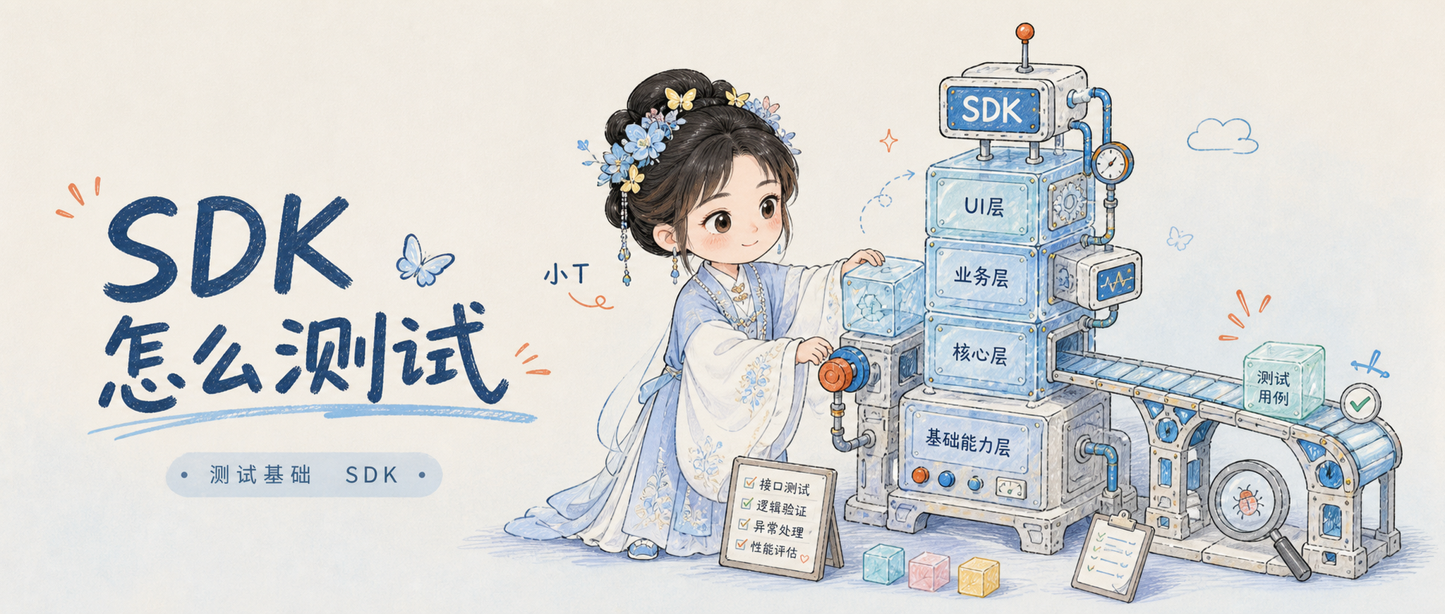 SDK怎么测试?俺不会啊