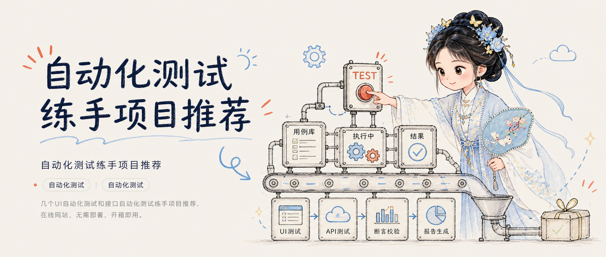 自动化测试练手项目推荐