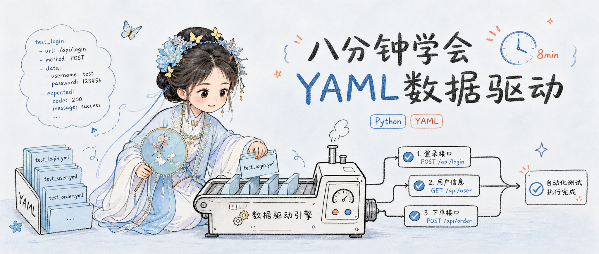 八分钟学会YAML数据驱动