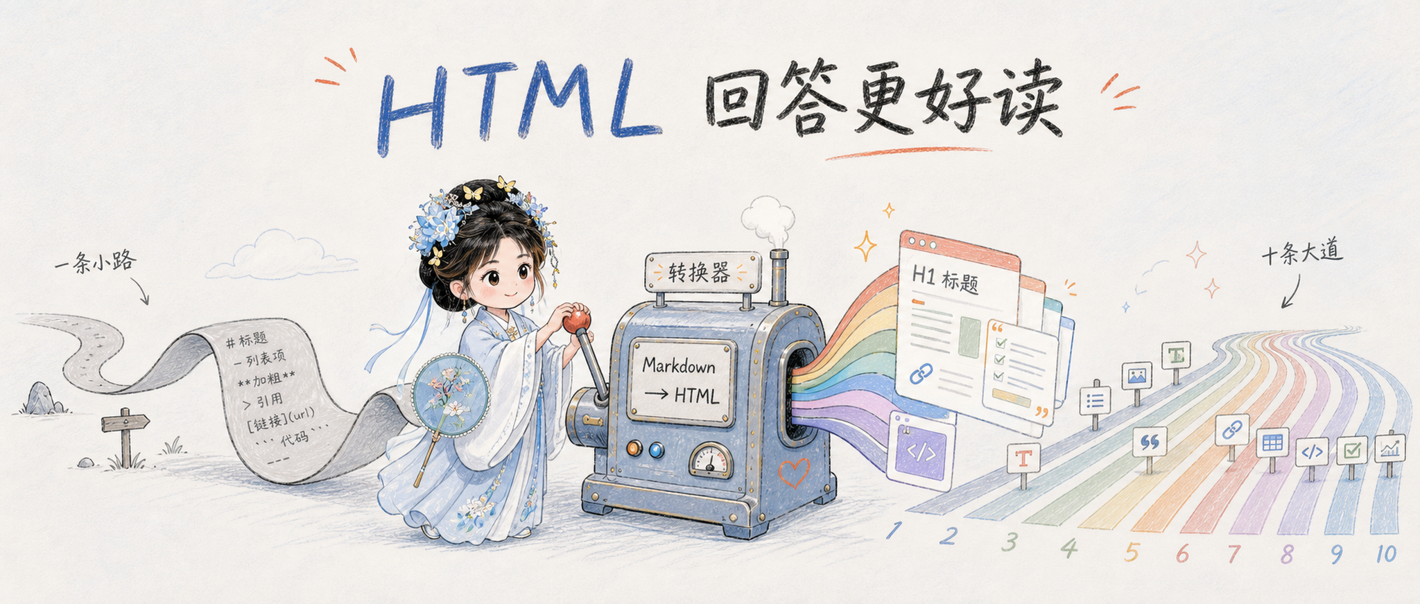 让 LLM 用 HTML 回答你:Karpathy 这个小技巧,我试完有点上头