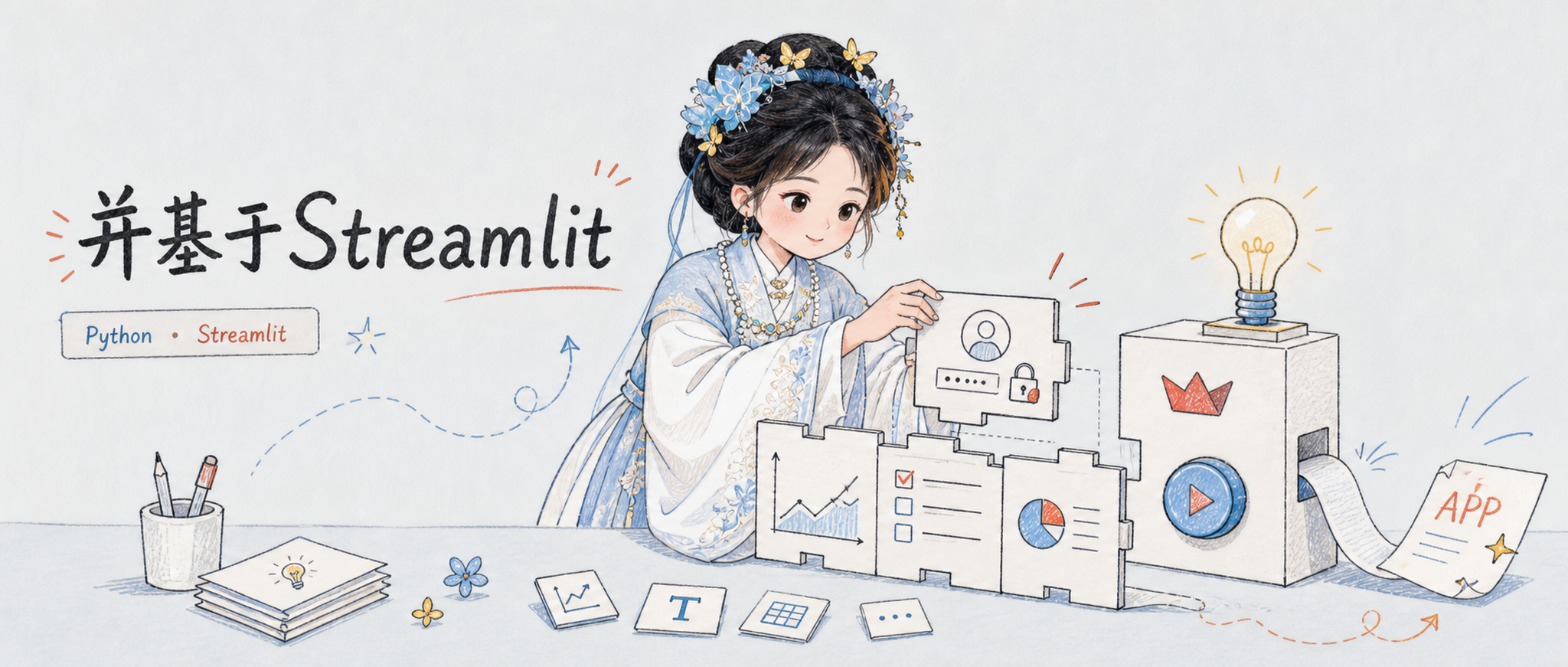 使用Streamlit快速构建LLM应用,并基于Streamlit-Authenticator实现用户权限认证
