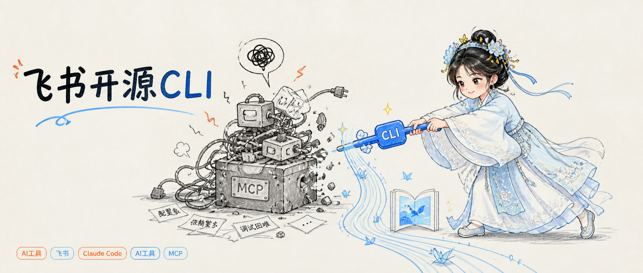 飞书开源CLI,请立刻扔掉那坨厚重的MCP