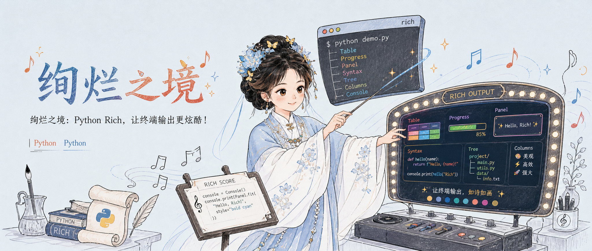 绚烂之境:Python Rich,让终端输出更炫酷!
