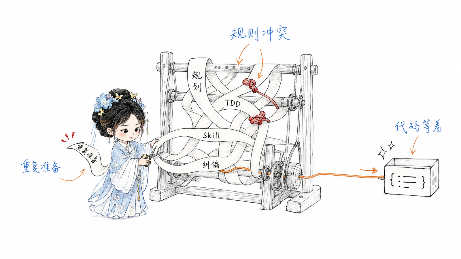 多个 Skills 互相冲突,代码迟迟没有开始